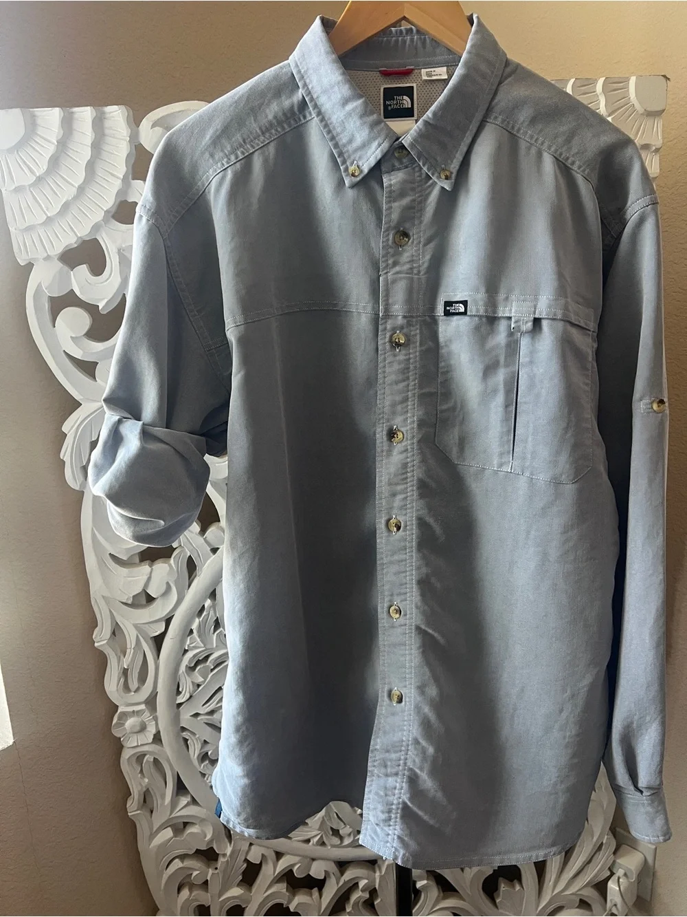 The North Face button front